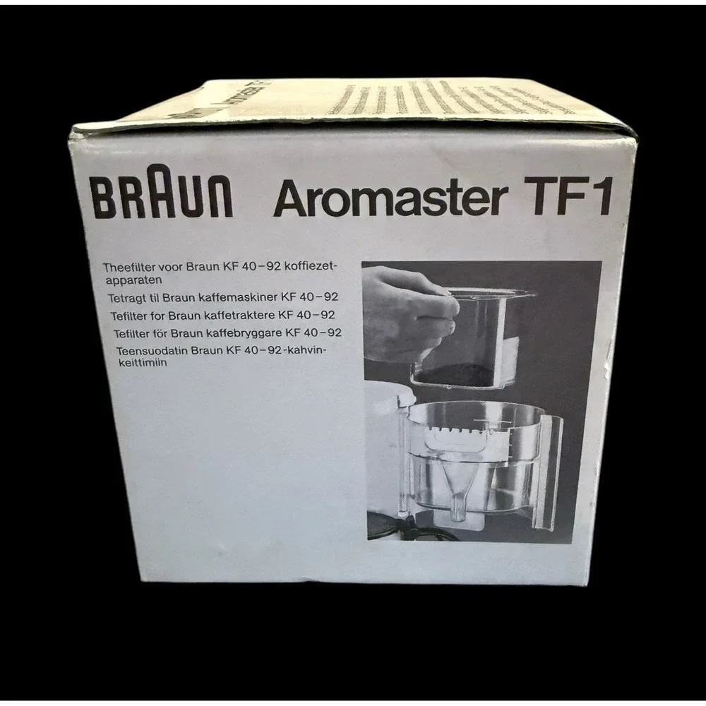 Braun Aromaster TF1 Pivoting Tea Filter - Replacement For Coffeemaker KF 40-92
